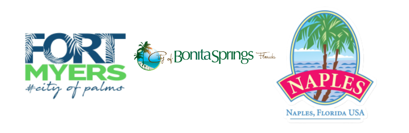 A logo of bonita springs, florida.